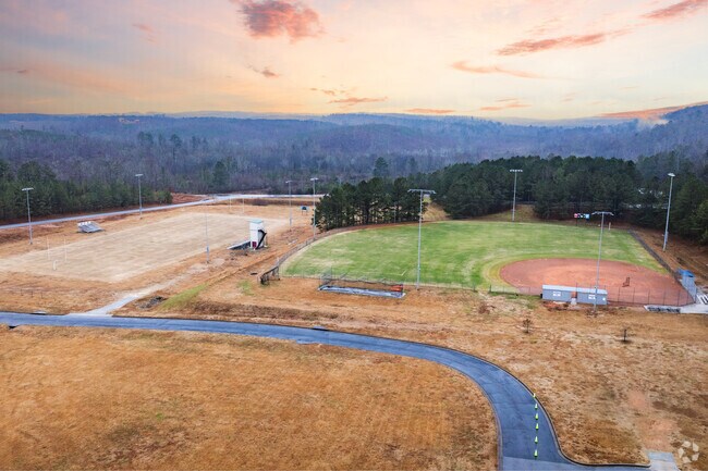 Haralson County Middle School's campus comes equipped with outdoor recreational area.