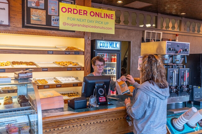 You'll find classic donuts and muffins at Sugar & Spice in Fern Creek.