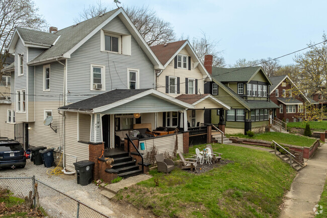 Residents of West Hill take pleasure in the spacious covered porches characteristic of Foursquare homes, which provide both comfort and an inviting space for socializing.