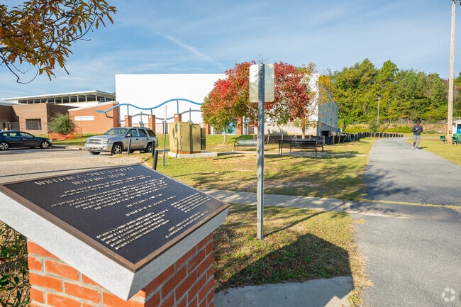 Enjoy the walking path at one of the several outdoor tracks around Wheeless Road.