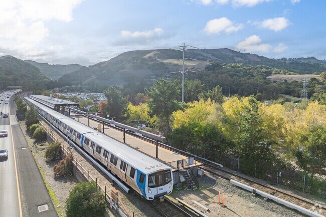 Central Orinda is connected to the rest of the Bay Area via the Bay Area Rapid Transit train.