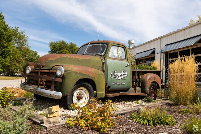 Las Cazuelas serves Mexican fare in a converted garage downtown.