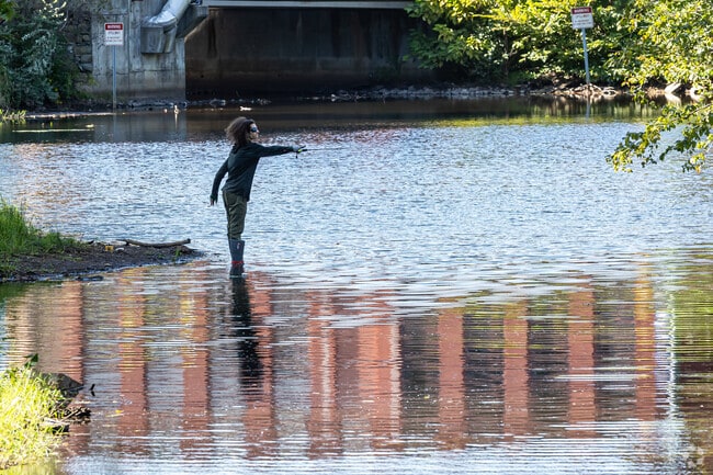 Gene Pitney Memorial Park is a perfect spot for fishermen to access Rockville's Paper Mill Pond.