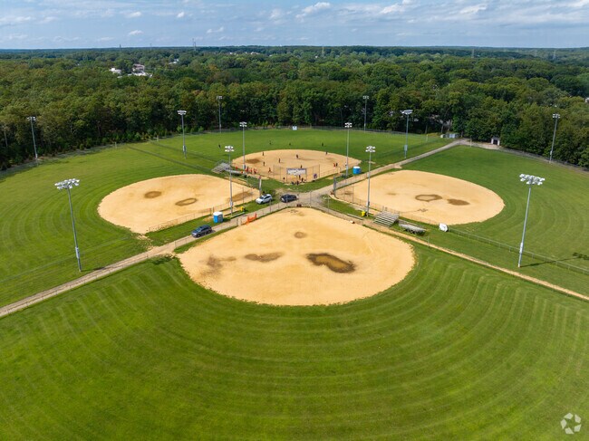 Pine Park in Lakewood offers residents an array of activities such as baseball.