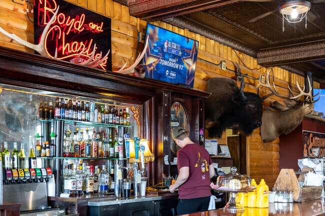 Enjoy some great food at Boyd and Charlie's BBQ near Spring Ridge.