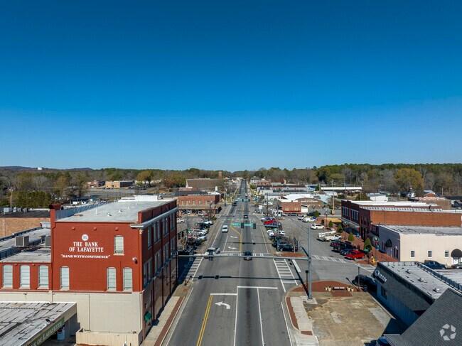 In downtown LaFayette you will find small shops, restaurants, and municipal services.