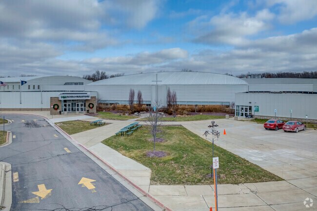 Father Gabriel Richard High School, Front view-1