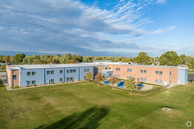 Huy Elementary School in North Linden, has plenty of greenspace for students to run around.