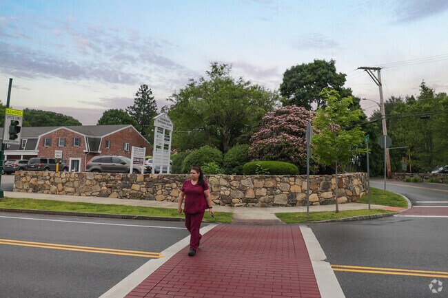 Locals are found walking around downtown Southborough.