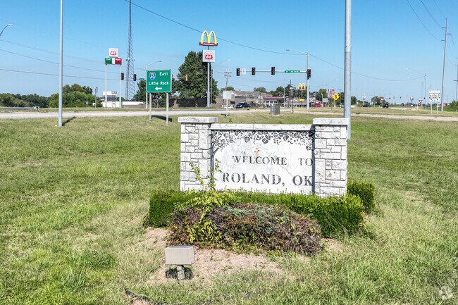 Roland, OK is at the Southern edge of Remy, a destination for shopping and dining in the area.