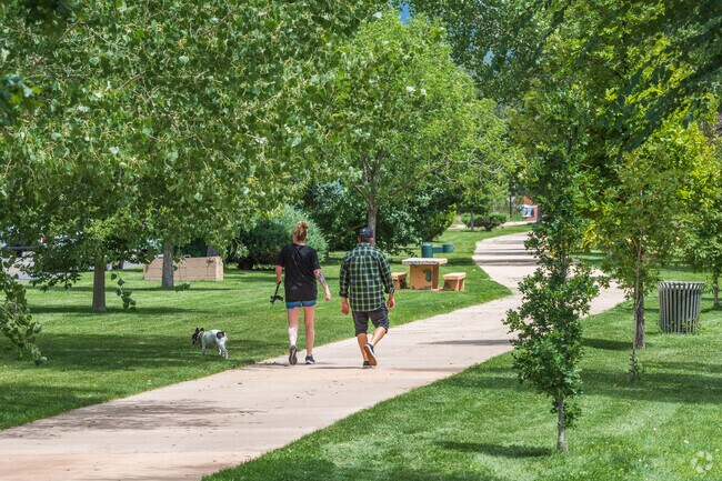 The Santa Fe River Trail runs nearly ten miles across the city, connecting parks along the way.