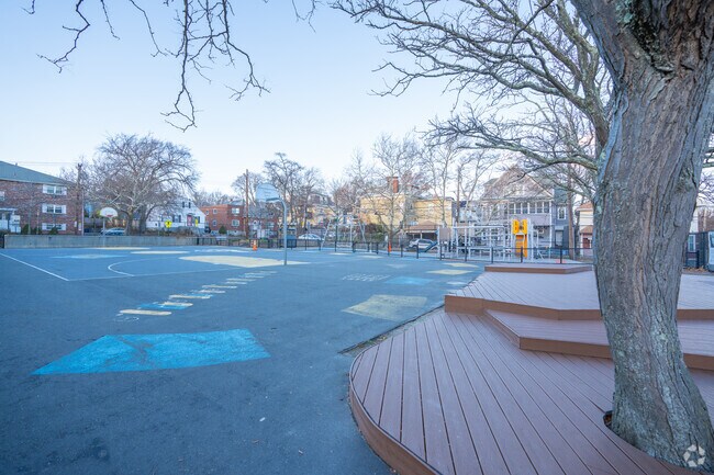 Your kids will never get bored during recess at the Winter Hill Community School.