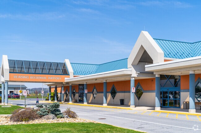 The Reading Regional Airport is a convenient way to travel.
