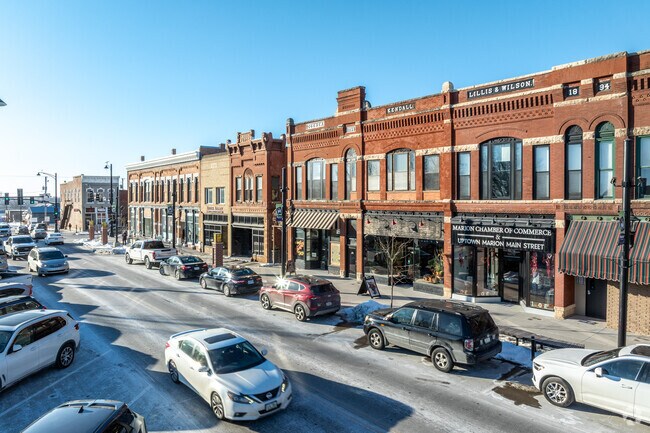 Uptown Marion is known for historic architecture and recent and future improvements.