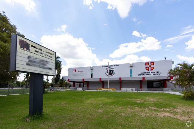 Howard D. Mcmillan Middle School is located in the Kendale Lakes neighborhood.