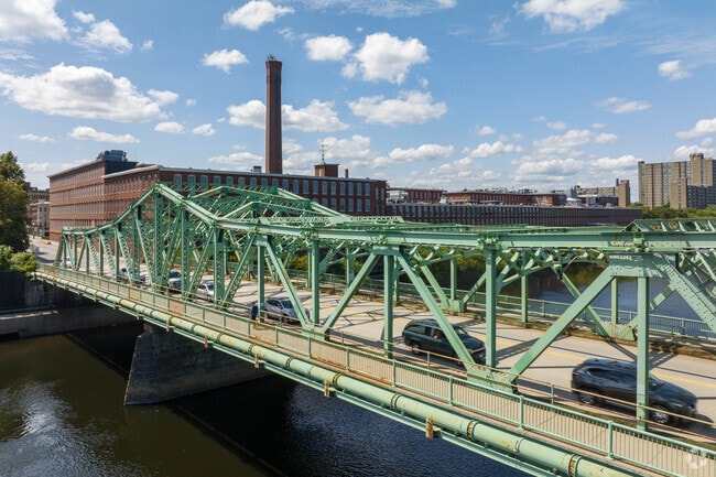 Crossing over the Merrimack River on Bridge St is another great way to experience Centralville.