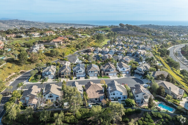 Bear Brand at Laguna Niguel is comprised of several gated communities with various housing options, some with sweeping views of the ocean.
