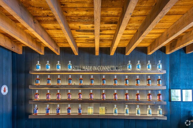 The Mine Hill Distillery in Roxbury produces its own bourbon, gin, and vodka.