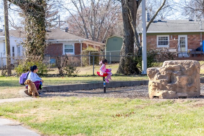 Garden Springs Park is in the center of Garden Springs neighborhood.