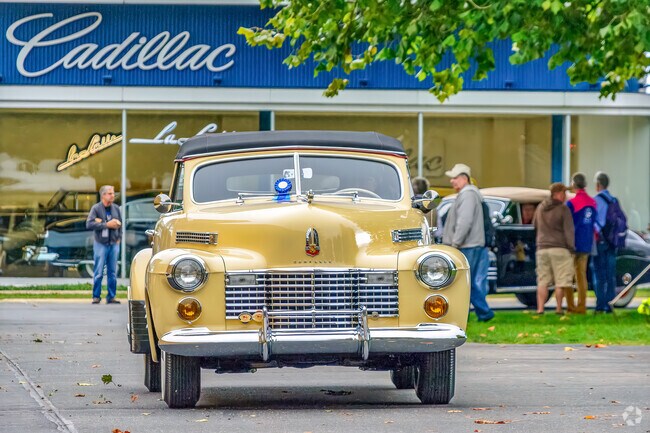 An award winning Cadillac takes a victory lap at the Gilmore Car Museum near South Gull Lake.