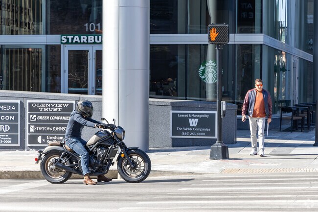 Gratz Park riders enjoy a sunny day in Downtown Lexington.