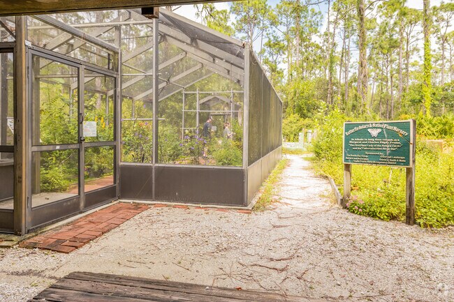 Have a fun relaxing date at the butterfly exhibit at Calusa Nature Preserve & Planetarium.