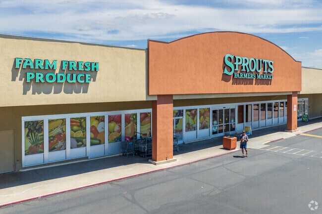 Sprouts Farmers Market provides fresh produce nearby.