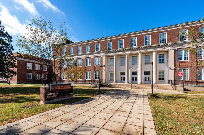 Anacostia High School sits nearby.