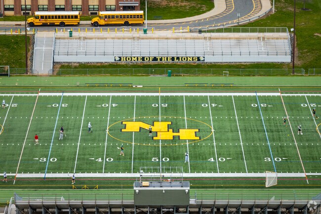 Sporty kids will love attending North Hunterdon High School in Annandal.