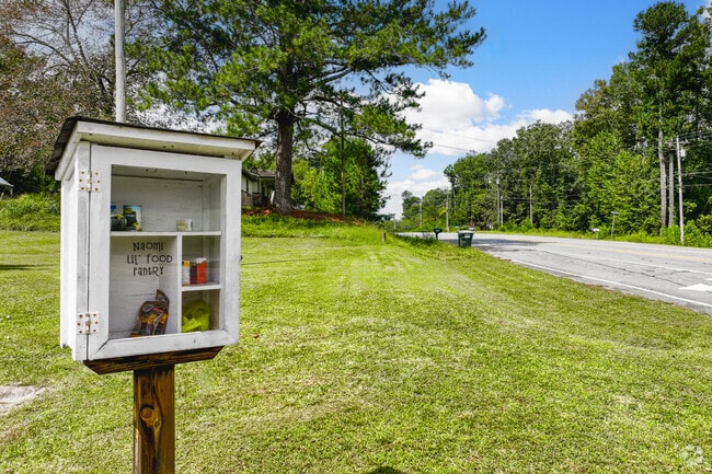 Naomi Elementary hosts a Little Free Pantry, a creative adaptation of Little Free Library.