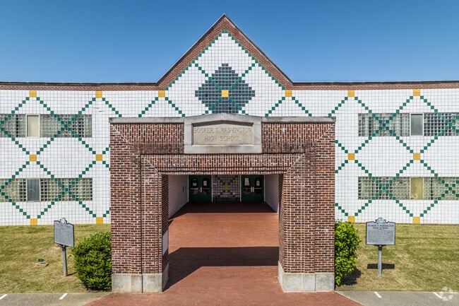 Booker T. Washington High School home of the Warriors is located in South City.
