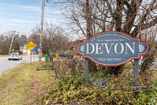 The neighborhood of Devon is an upscale haven along the historic Main Line in Pennsylvania.