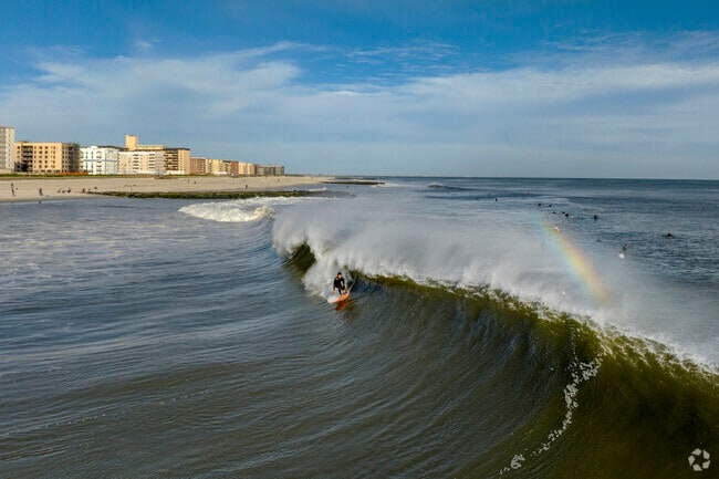 Hang ten in the city of Long Beach with some of the best surf on the East Coast.