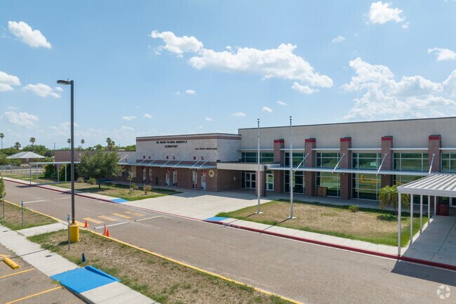 Dr. Palmira Mendiola Elementary School is located on Abram Rd and hosts grades Pre-k to 5th.