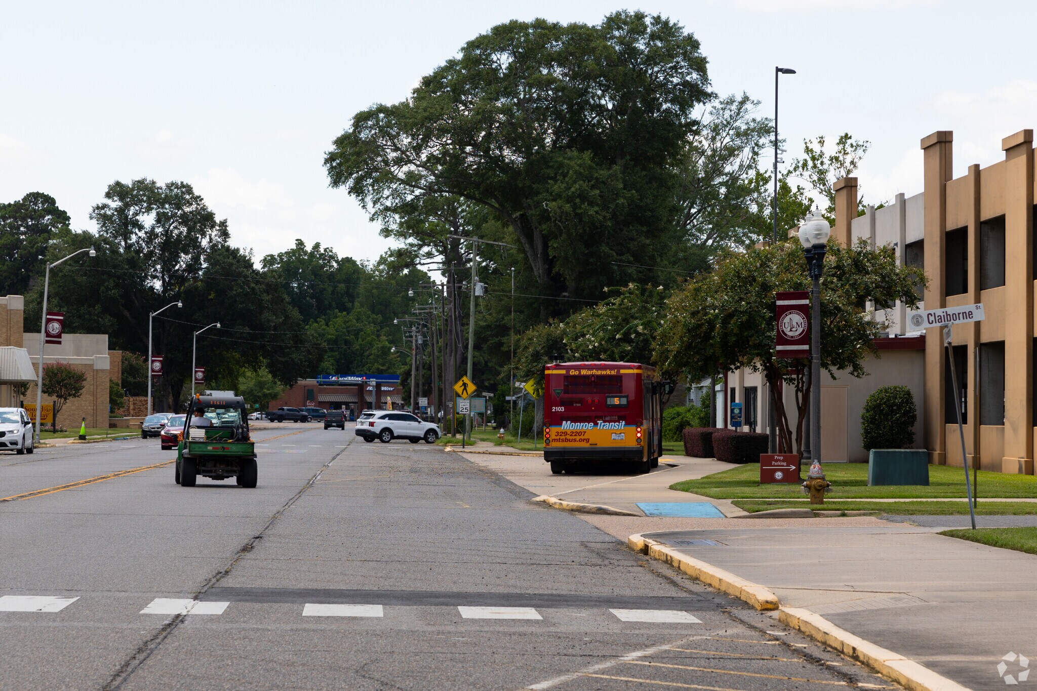 There is good bus public transportation in University Area.
