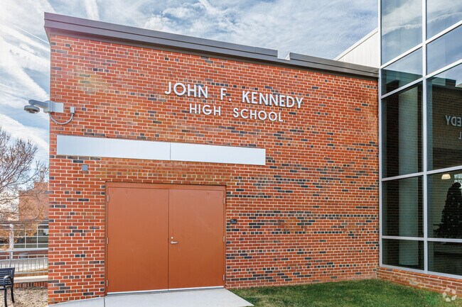 J.F. Kennedy High School is one of three schools situated on the expansive campus.