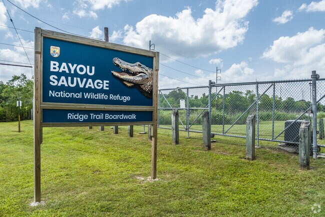 Bayou Sauvage National Wildlife Refuge is a short drive from Lake Terrace-Oaks.