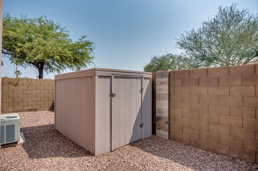 Rear Yard Storage Shed