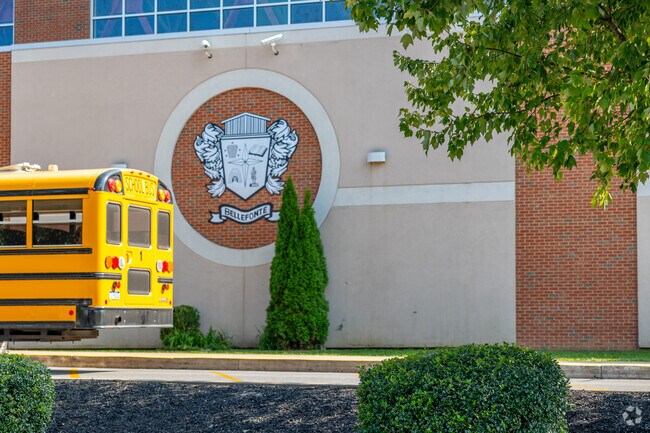 Bellefonte Area High School’s crest reflects the district’s focus on agricultural education and pride.