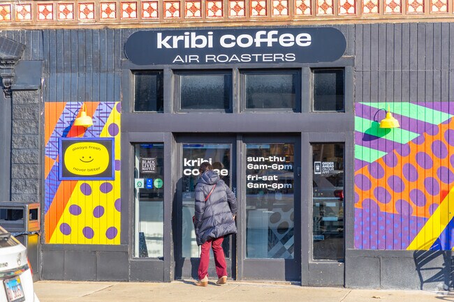 Kribi Coffee is a popular morning coffee spot in Forest Park.