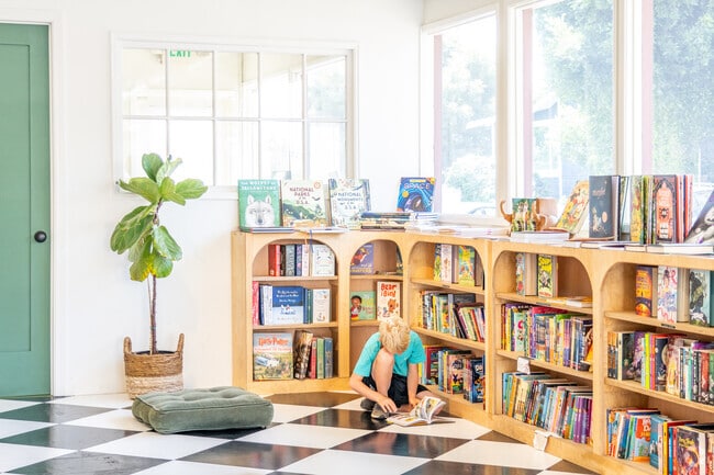 Children love checking out the book nook at Timbre Books in Midtown.