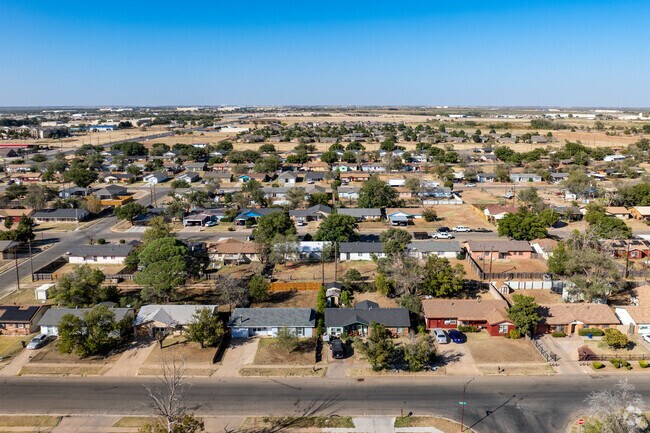Tree-lined streets and community charm define Parkway Cherry-Point in Lubbock.