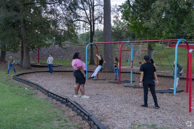 Residents of Ladonia are often found enjoying their time off in Lakewood Park.