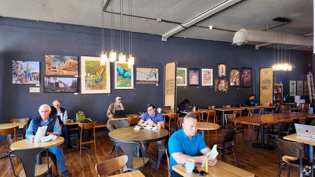 Crema Coffee serves delicious lattes in Shasta Hanchett Park.