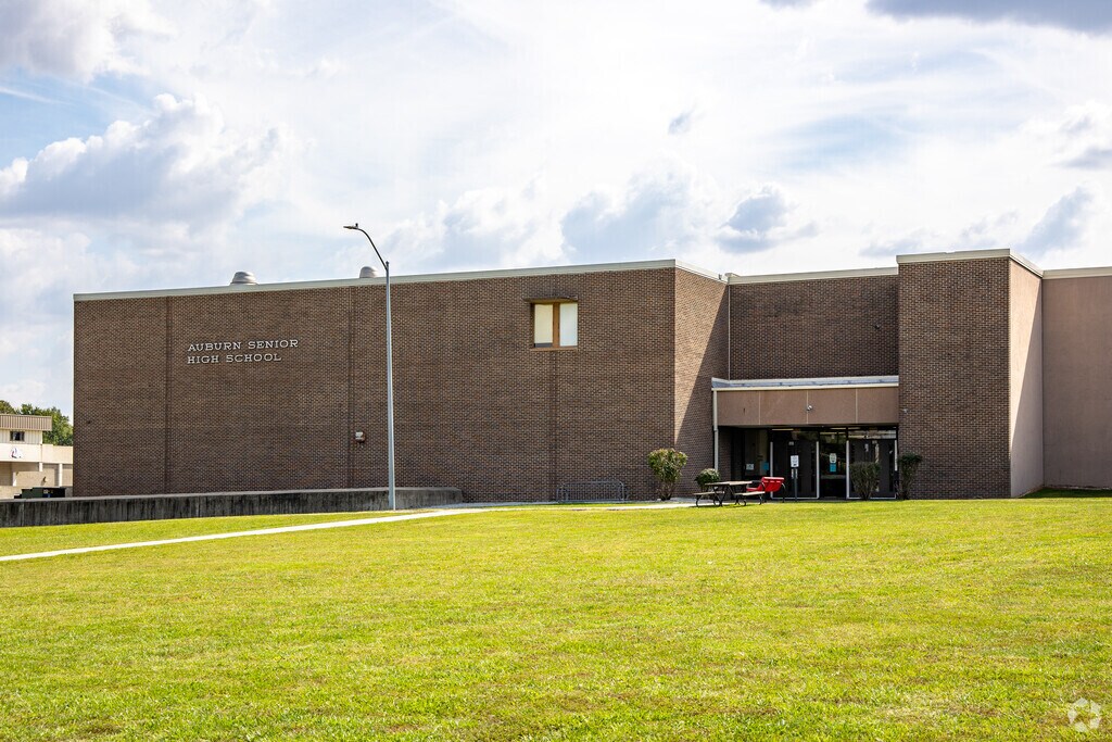 Auburn High School is located on the east side of town.
