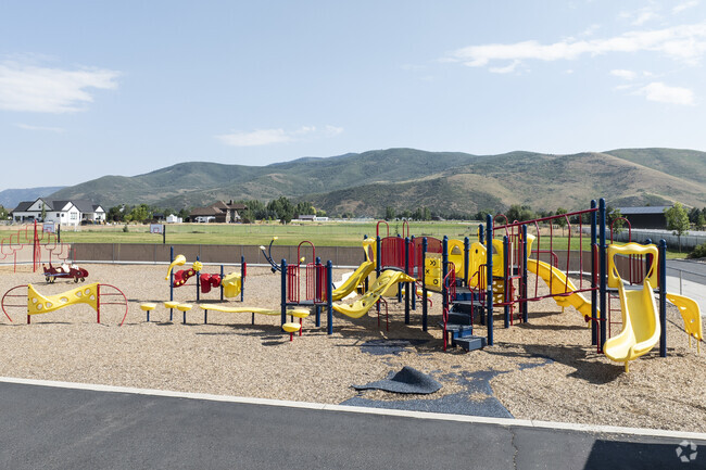 There's plenty of room for students to run and play during recess at Daniels Canyon Elementary.