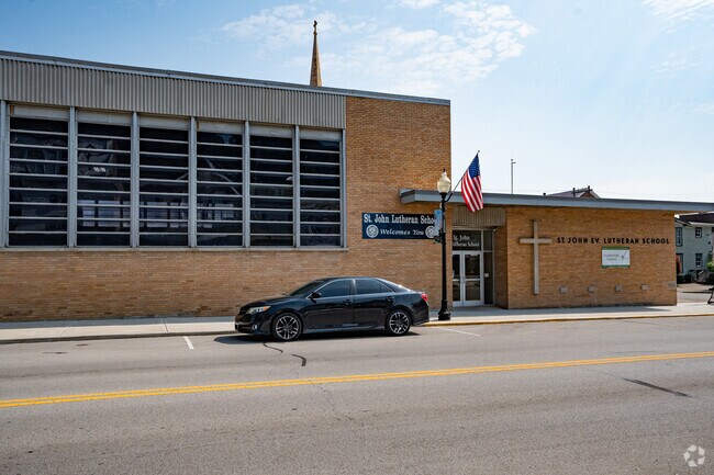 Niche gives Aurora, where St. John's Evangelical Lutheran School is located, a grade of B-.