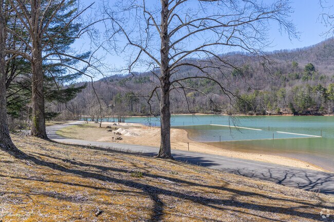 There's the local Shook Branch Swimming Area for residents at the Watauga Point Recreational Area just outside of Hampton, TN.
