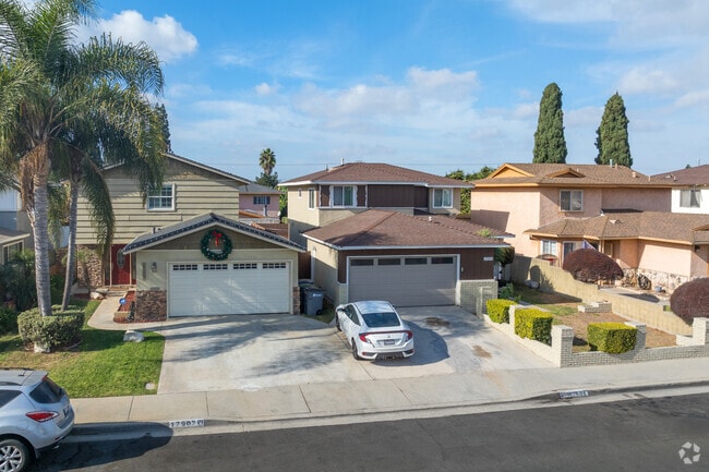 Homes are close together on quiet residential streets in Carson.