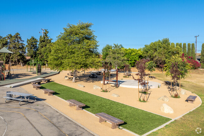 Aspen Elementary School has a garden.